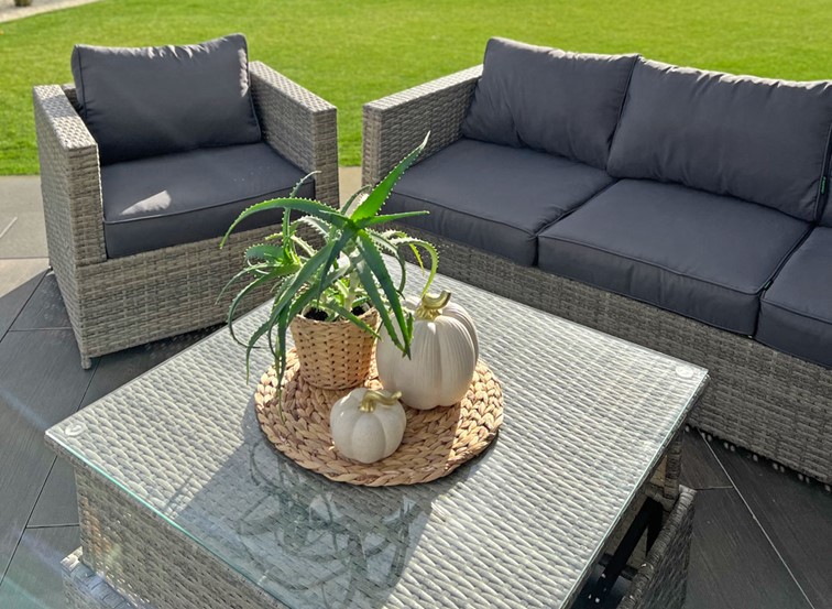 Zestaw Ogrodowy MALAGA COMFORT MAX Szary