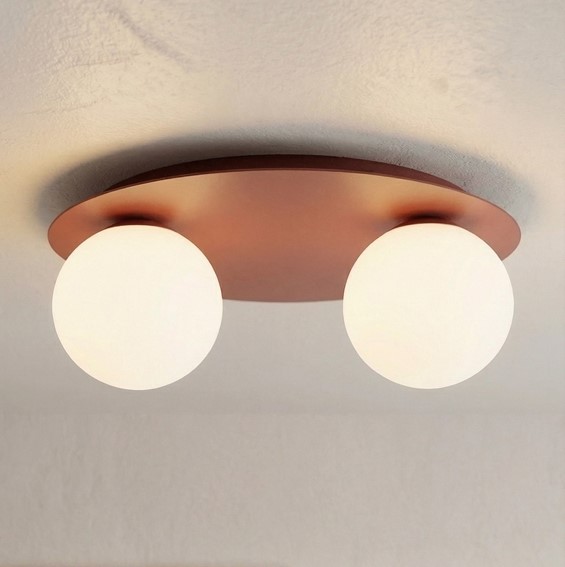 Lampa Sufitowa SOLAR 2 Burgundowy/Biały