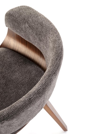 Krzesło K545 Popielaty/Orzechowy