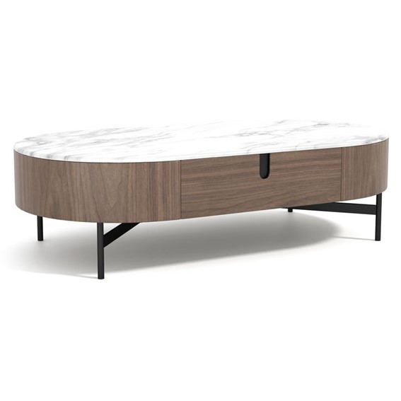 Stolik Kawowy SILARIO SA06 140x75cm Brązowy