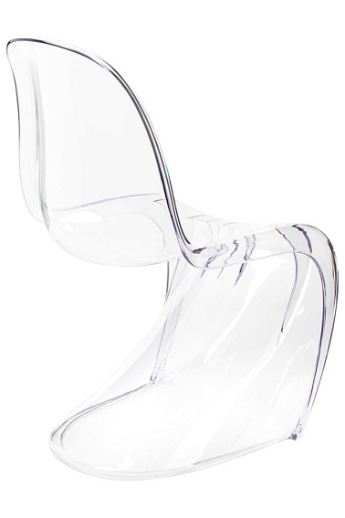 Krzesło Hover PC 58x49x84 Transparentny