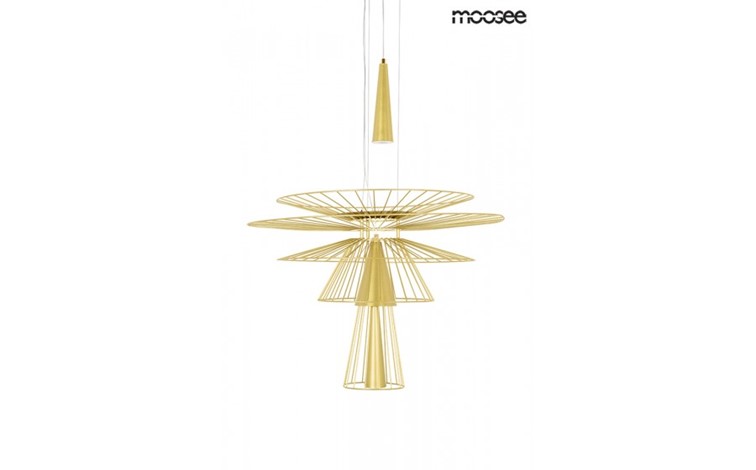 Lampa Wisząca SESTO Złoty