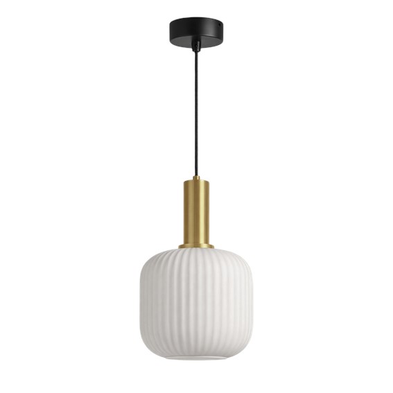 Lampa Wisząca FABIO K-5871 Czarny/Złoty/Biały