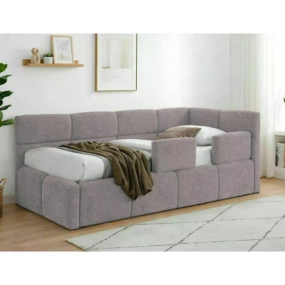 Łóżko EMMA Raven 90x200cm Pudrowy Róż