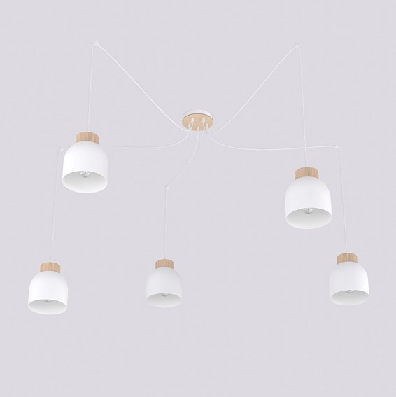 Lampa Wisząca KRU 5 Biały