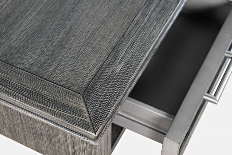 Biurko AVOLA AV1356-48 Szary/Brązowy