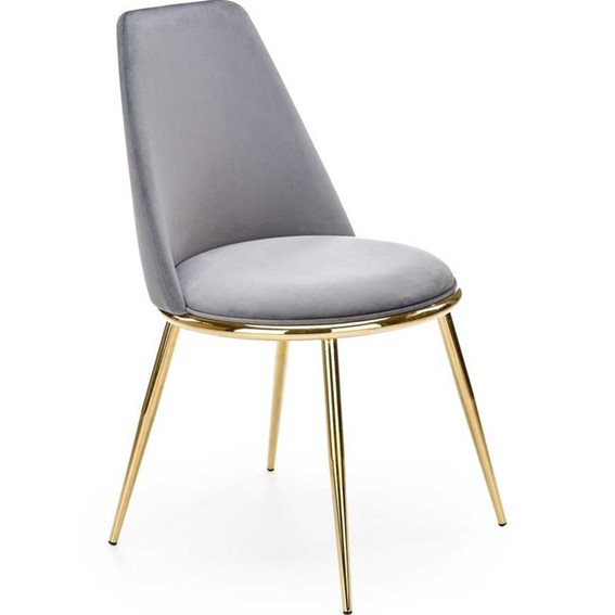 Krzesło K460 Złoty/Popiel