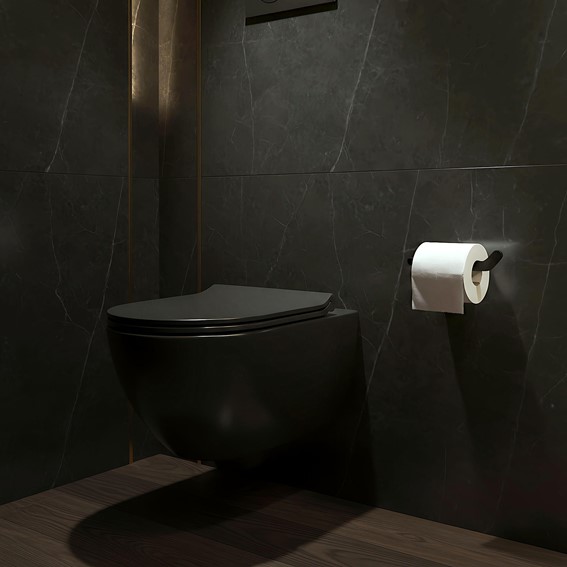 Uchwyt na Papier Toaletowy TIL 109 Czarny