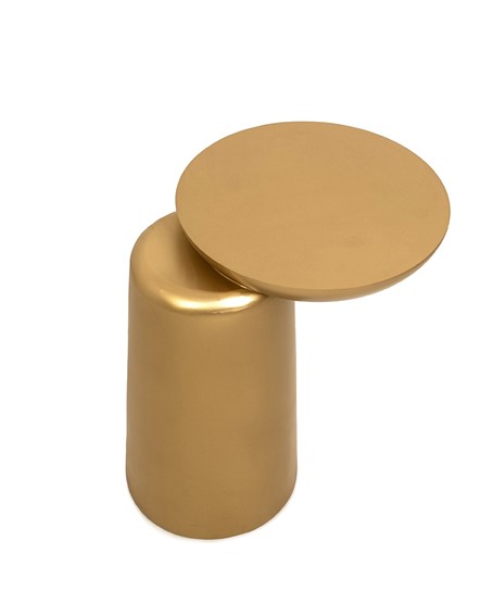 Stolik ELIAS Fi35cm Złoty