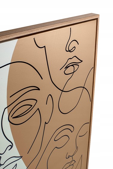 Obraz FACCIA ARTE TRI COLORE 90x120 cm