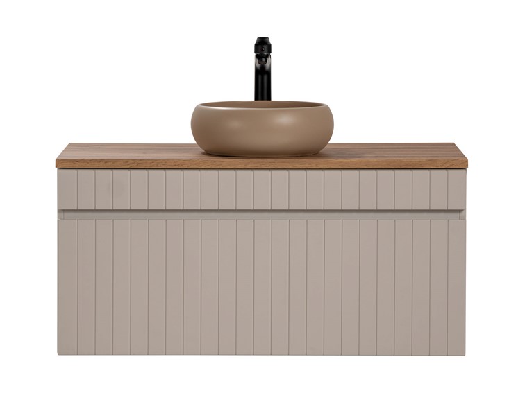 Zestaw ICC B WIKI-MC 100cm (Szafka + Blat+ Umywalka) Kaszmirowy