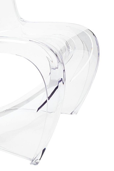 Krzesło Hover PC 58x49x84 Transparentny