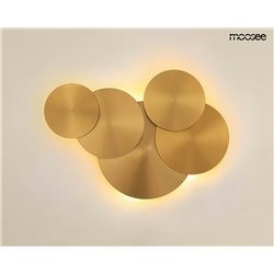 Lampa Ścienna SCUDO Złoty