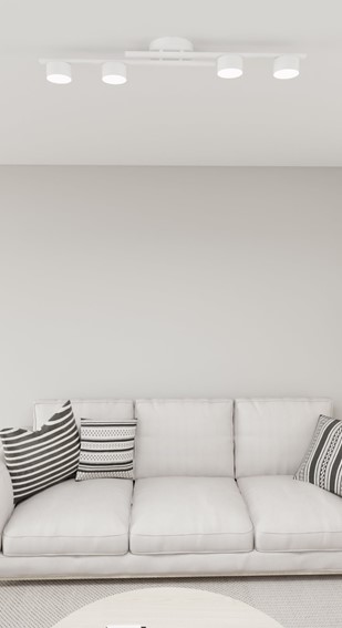 Lampa Sufitowa FRAGMENT 4 Biały