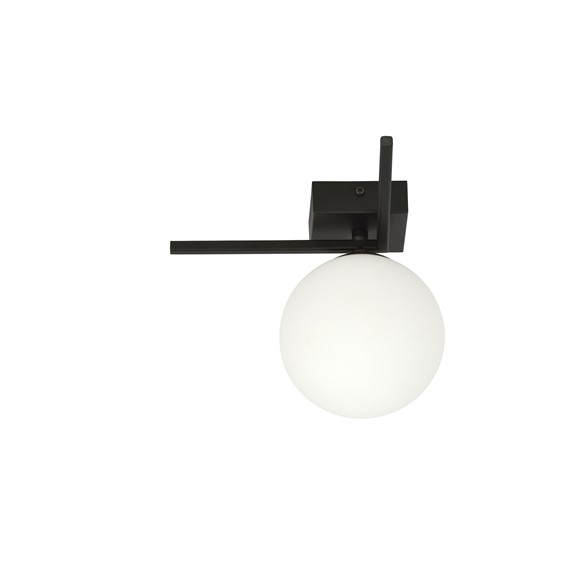 Lampa Sufitowa IMAGO 1G Czarny/Opal