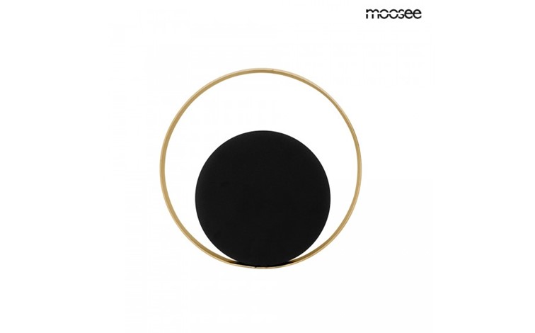 Lampa Ścienna BAND Złoty/Czarny