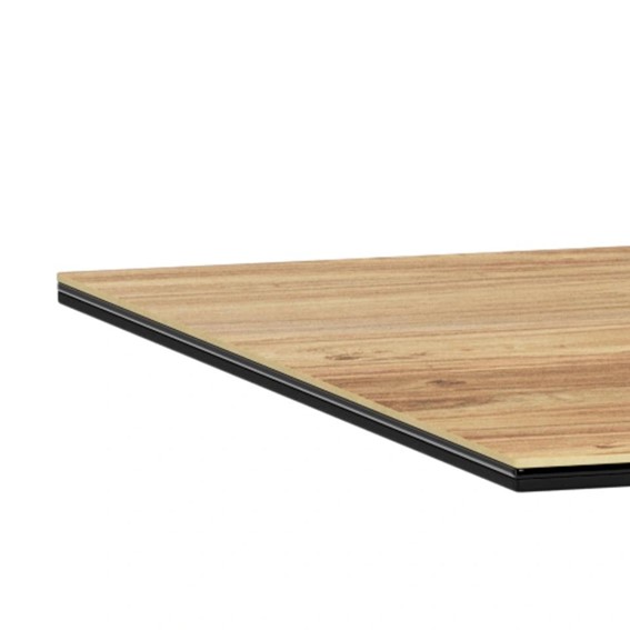 Stół HEAVEN 160x90 Dąb Naturalny/Czarny