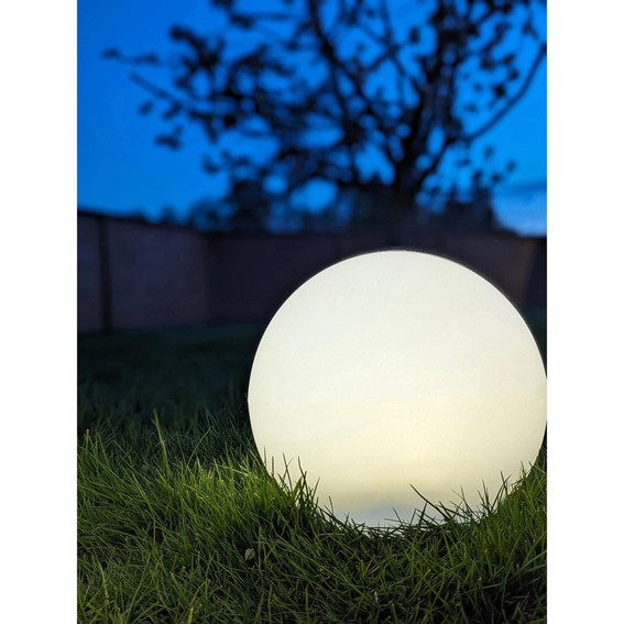 Lampion Ogrodowy LIFTON 25cm Biały