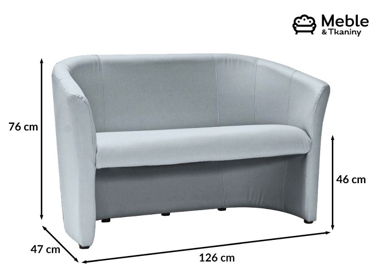 Sofa TM-2 Szary