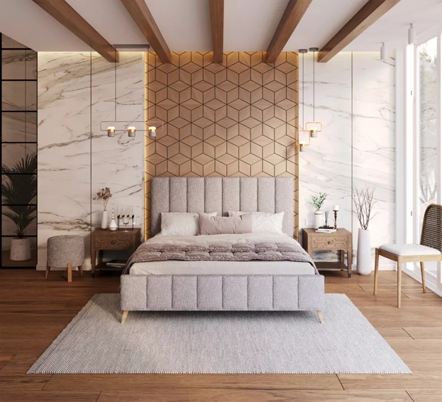 Łóżko Tapicerowane FRASCA 140x200