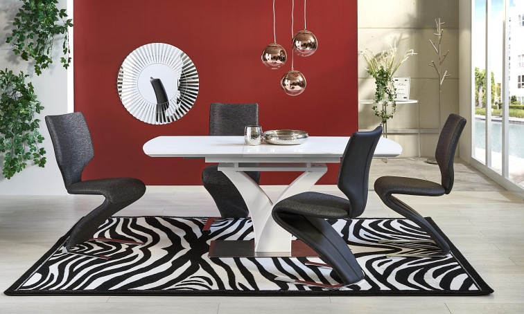 Stół Rozkładany PALERMO (180-140)x80 Biały Mat