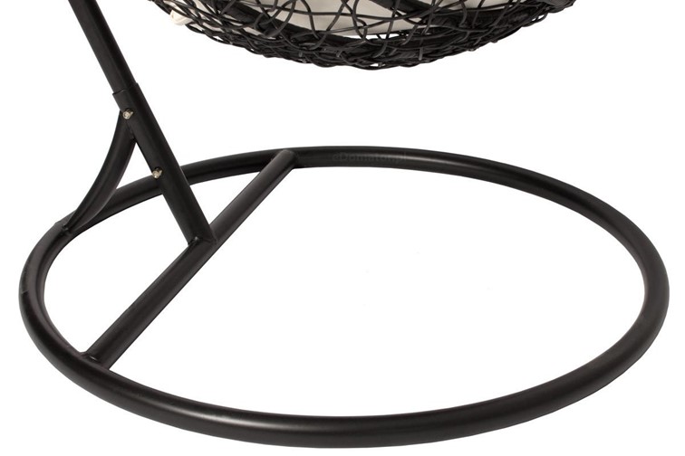 Fotel Wiszący Kokon BARI Czarny