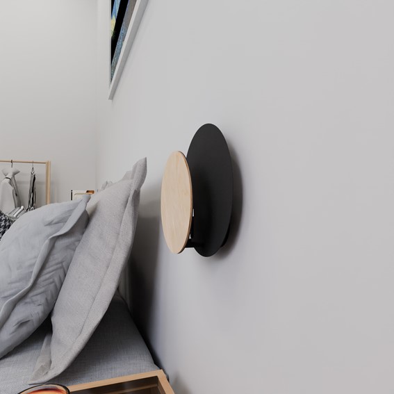 Kinkiet ZITA K1 Czarny