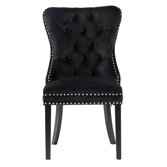 Zestaw 4x Krzesło K9-FX Velvet Czarny