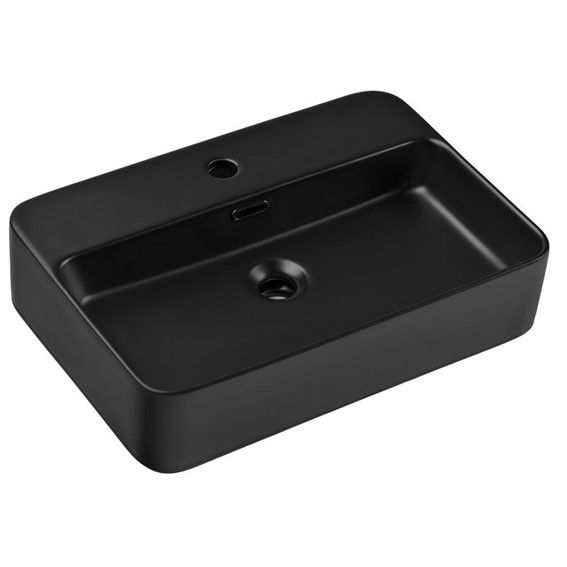 Umywalka Nablatowa TRUST Czarny Mat