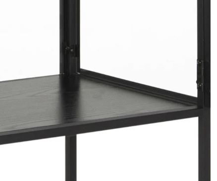 Witryna SEAFORD Czarna Wysoka