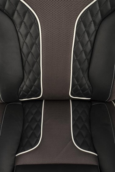 Fotel Gabinetowy HAMLET Czarny/Popielaty