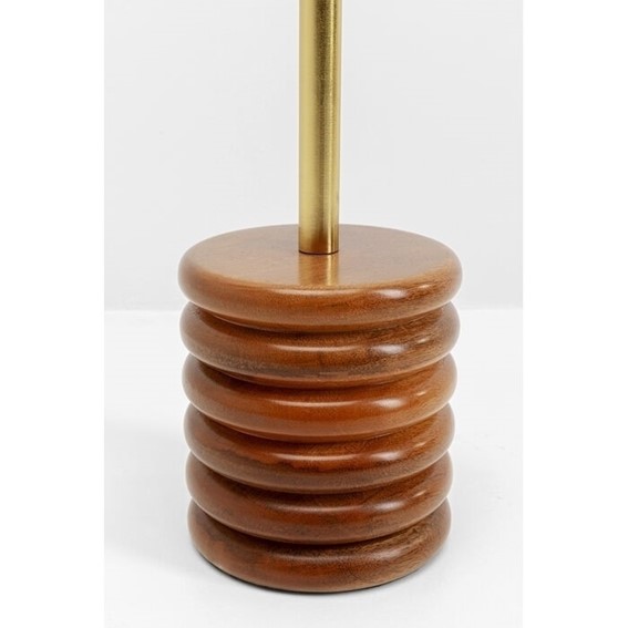 Stolik FREDO Fi20,32cm Złoty/Brąz