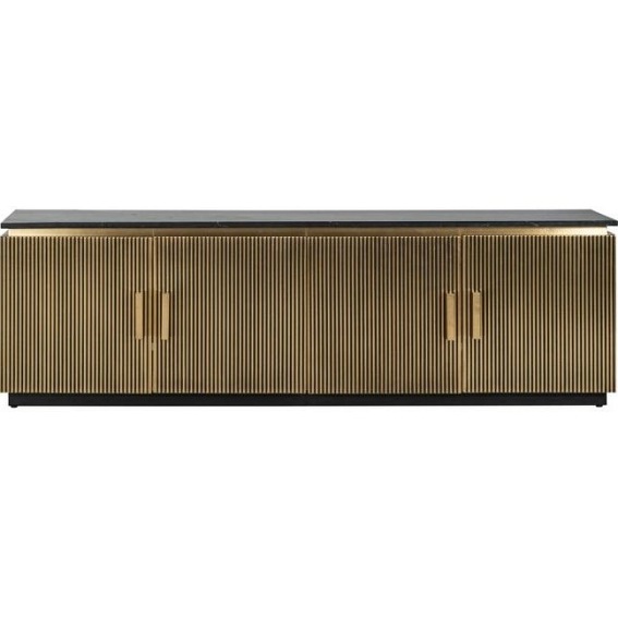 Szafka RTV IRONVILLE 200 Czarny/Złoty