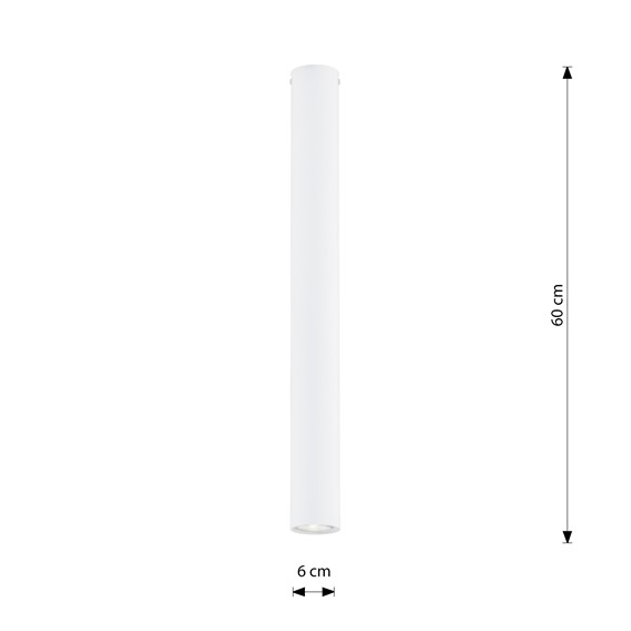 Lampa Sufitowa TECNO 1XL Biały