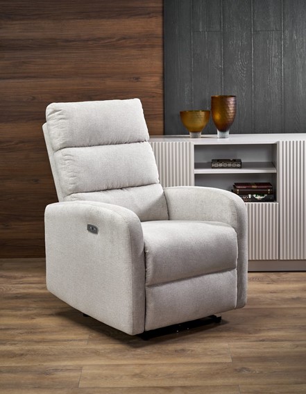 Fotel Wypoczynkowy CARINIO Jasnobeżowy