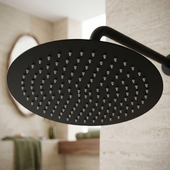Deszczownica Okrągła JS-P014B 30cm Czarny