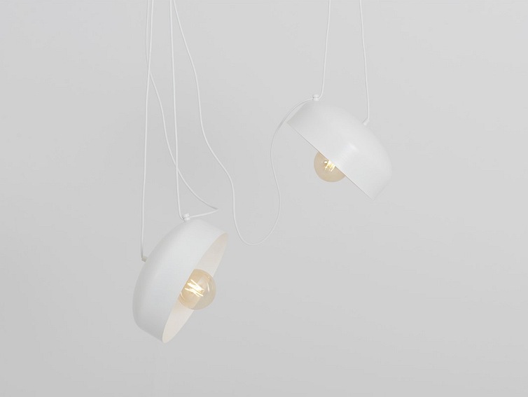 Lampa wisząca POPO FLAT L 2 – biały