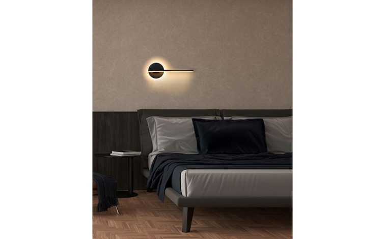 Lampa Ścienna HORIZON Czarny