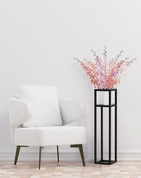 Kwietnik KAJA HOME KS-03 L Czarny