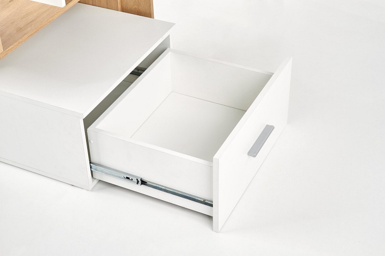 Biurko GROSSO Dąb Złoty/Biały