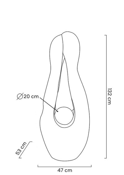 Lampa Podłogowa MYKONOS Biała