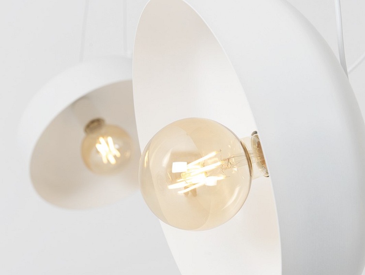 Lampa wisząca POPO FLAT L 6 – biały