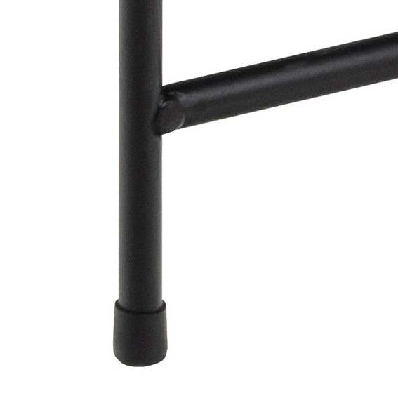 Stolik Kawowy AVILA Niski Czarny Marmur