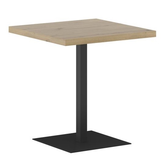Stół ST(B)-FX 67x67 T Dąb Artisan/Czarny