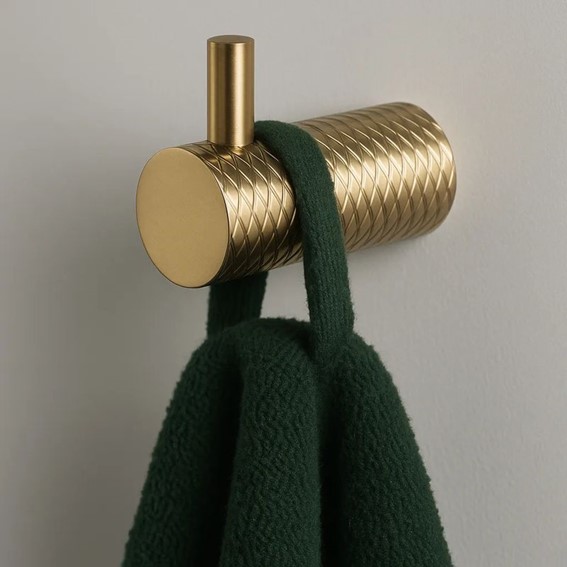 Wieszak Łazienkowy PRISM 9706 Złoty Szczotkowany