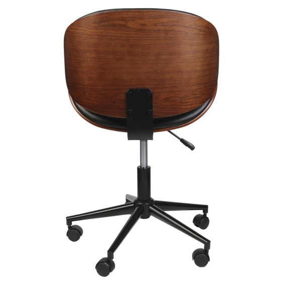 Fotel Biurowy RENO Brązowy/Czarny