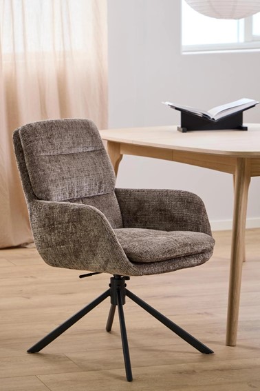 Krzesło EDGAR Brązowy