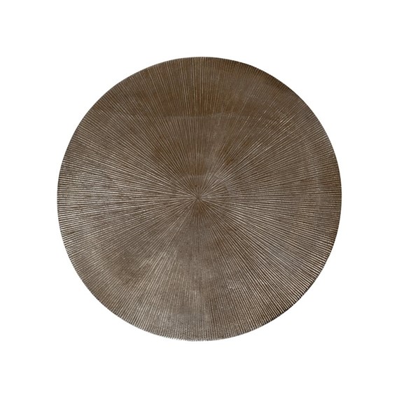 Zestaw Stolików VITTORIO fi48/40/32 Czarny/Złoty