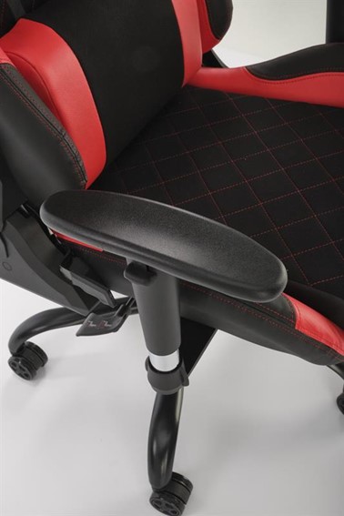 Fotel Gamingowy Obrotowy DRAKE Czarny/Czerwony