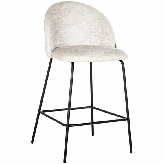 Krzesło Barowe ALYSSA 65 Białe